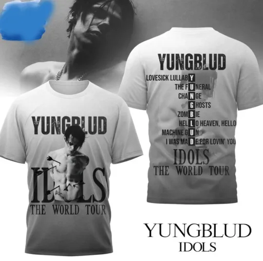 YUNGBLUD Idols The World Tour AOP 3D T-Shirt