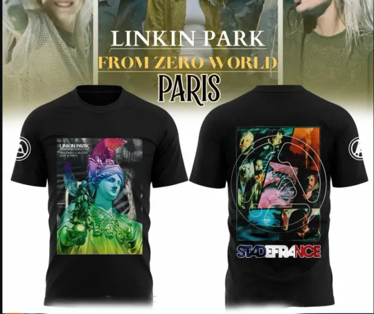 Discover Linkin Park From Zero World Tour Stade de France AOP 3D T-Shirt