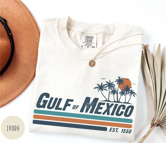 Gulf of Mexico Shirt, Anti Trump T-shirt, Anti Fascism Tee, Mexico Beach Shirt, Gift for Mexico Lover, Gulf Coast Tee, Comfort ColorsSV90