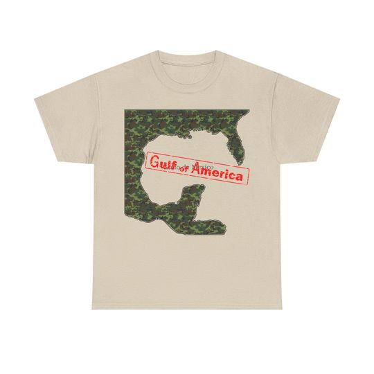Gulf of America T-Shirt - 100% American cotton, designed and printed.