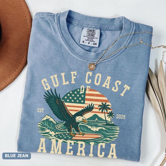 Discover Gulf Coast of America Comfort Colors Shirt, Patriotic Republican Shirt, Patriot American Tee, Republican Gift USA shirt, Trump Lover Shirt
