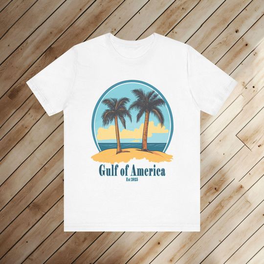 Gulf of America Tee: Coastal Vibes Unisex Jersey Shirt