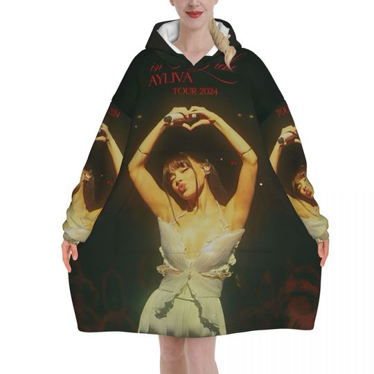 Discover Ayliva Cool Singer Tour Blanket Hoodie