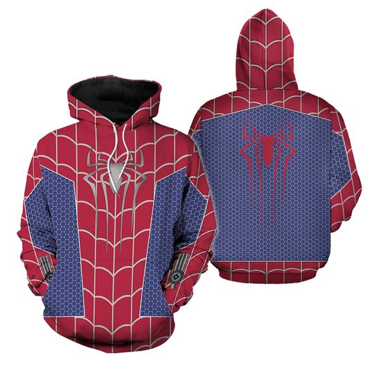 Spider-Man Costume Hoodie and Jogger Set for Men