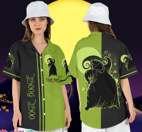 Oogie Boogie Custom Halloween Boogieman Baseball Aloha Shirt
