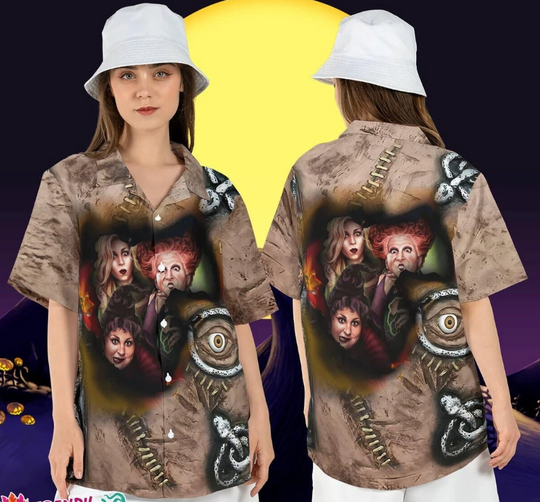 Sanderson Sisters Hocus Pocus Spell Book Halloween Shirt