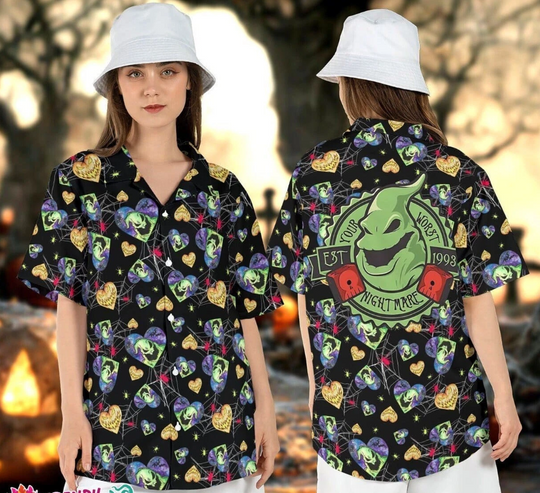 Oogie Boogie Worst Nightmare Hawaiian Horror Themed Shirt