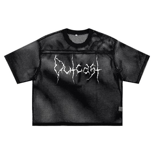 Wednesday Inspired Mesh Tee