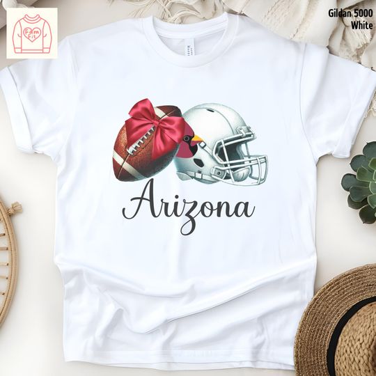 Discover Arizonna Football Team Bow Shirt, Gameday Shirt, Coquette Bow Tee