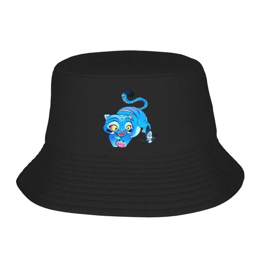 Discover Tiger and Bird Kpop Demon Hunters Bucket Hat For Men Fisherman Hats Korean Fishing Caps Personality Streetwear Custom Sun Hats