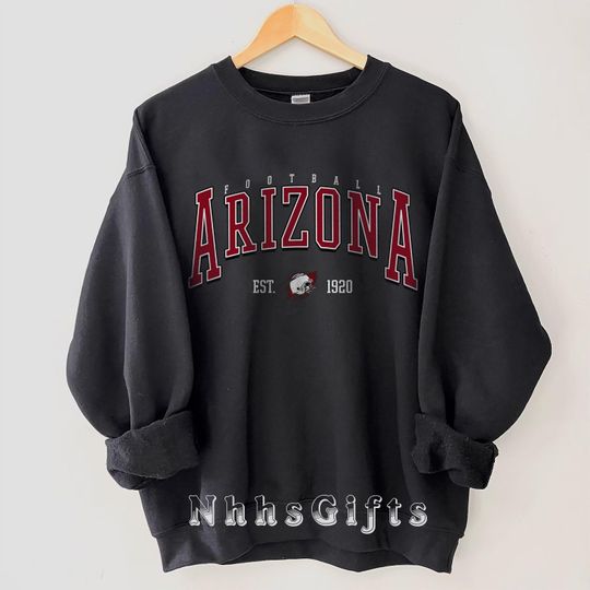 Arizonna Football Sweatshirt, Vintage Style Arizonna Football Crewneck, Arizonna Football Shirt, Arizonna T-shirt, Game Day Apparel