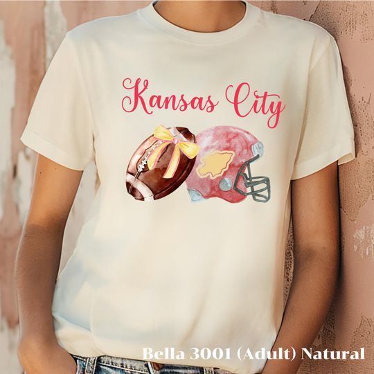 Discover Kansas City Football and Helmet T-Shirt, Gameday Shirt, Gift for Football Fan