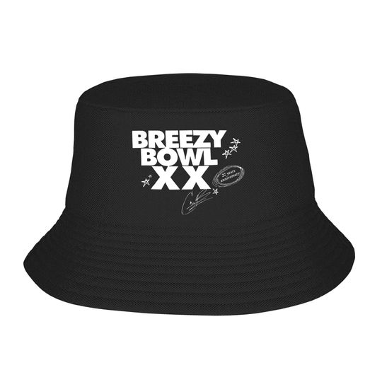 Discover Fashion Bucket Hat Rapper Chris Brown Breezy Bowl XX Tour Bob Hat Girl Boy Cotton Fisherman Caps  Reversible Fishing Cap Sun
