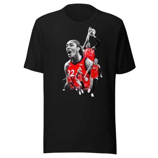 Discover Aja Wilson Game Day Shirt  Las Vegas Basketball Tee, WNBA MVP Graphic Tee, Womens Hoops Fan Shirt, She Got Game Merch