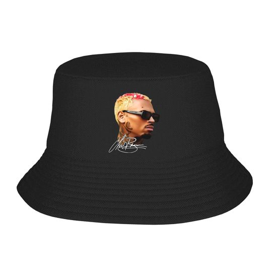 Fashion Bucket Hat Chris Brown Panama Caps Unisex Cotton Fisherman Caps  Reversible Fishing Hats Summer