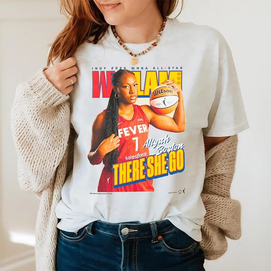 Discover Aliyah Boston Indiana Fever T-Shirt, Game Day, WNBA All-Star 2025 Tee, Retro Bootleg Basketball Crewneck, Indiana Basketball Fan Gift
