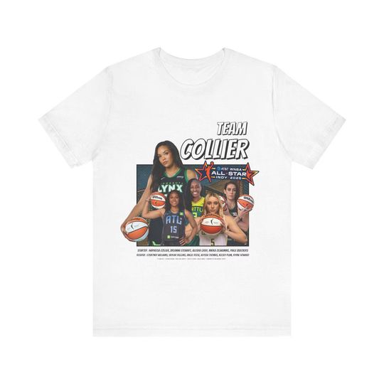 WNBA All-Star 2025 Team Collier Unisex T-Shirt, Paige Bueckers Women's Basketball Tee, Game Day Style, WNBA Merchandise