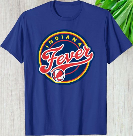 Discover Indiana Fever Logo T-Shirt, Vintage Sports Graphic Tee for Fans