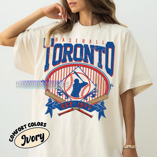 Discover Retro Toronto Baseball Shirt, Baseball Toronto T-shirt, Toronto Fan Gift