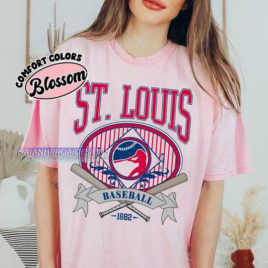 Discover St. Louis Baseball Shirt, Vintage Sports T-Shirt, Retro Baseball Fan Gift