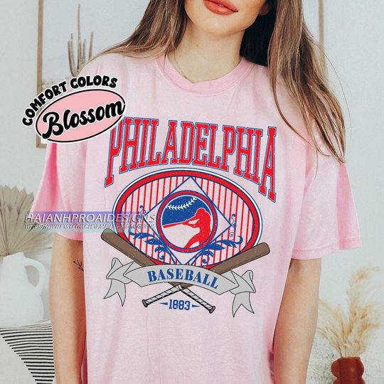 Philadelphia Baseball Shirt, Vintage Sports T-Shirt, Retro Baseball Fan Gift
