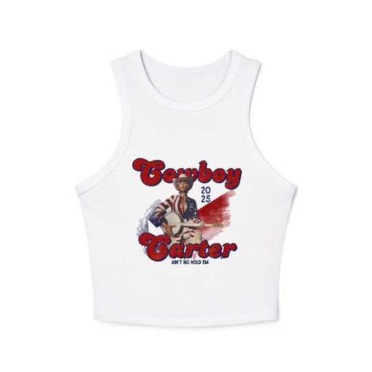 Discover Women's Beyoncee Inspired Tank Top, Cowboy Carter Tour 2025 Crop Top, Spring and Summer Concert Outfit for Music Fans