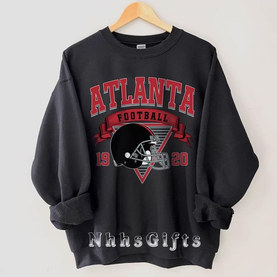 Atlanta Football Sweatshirt, Vintage Style Atlanta Football Crewneck, Atlanta Football Crewneck, Atlanta T-shirt, Sunday Football Shirt
