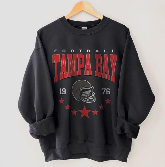 Discover Tampa Bay Football Sweatshirt, Vintage Tampa Bay Football Crewneck, Tampa Bay Football Shirt, Game Day Shirt, Tampa Bay Football Fan Gifts