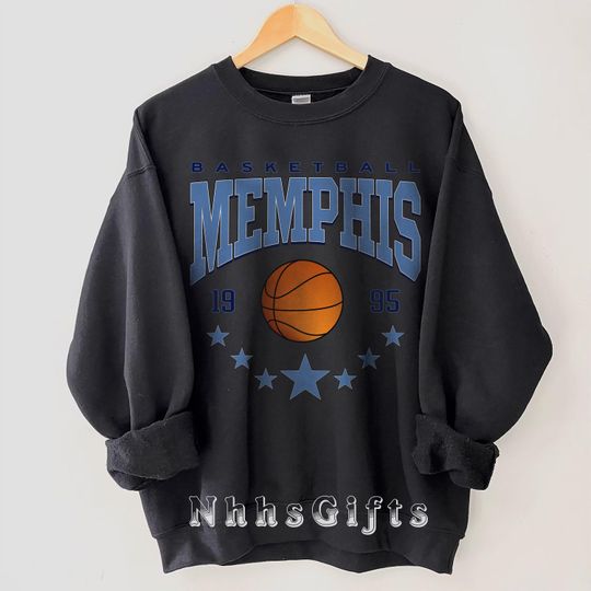 Discover Memphis Basketball Sweatshirt, Retro Style Memphis Basketball Crewneck, Memphis Sports Apparel, Memphis Basketball Fan Gifts