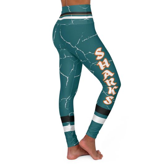 Discover Sharks Yoga Leggings