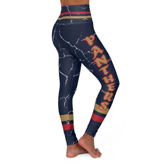 Discover Panthers Yoga Leggings