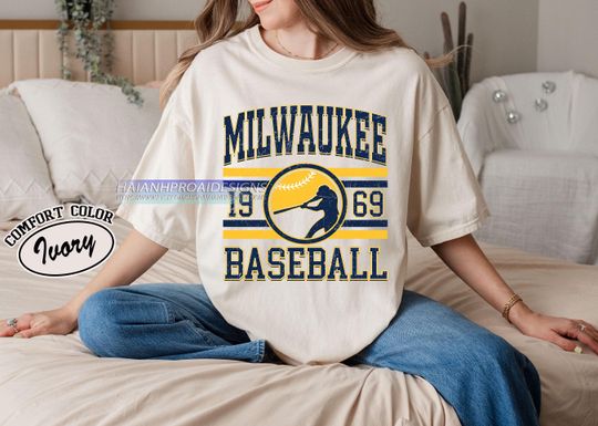 Discover Vintage Milwaukee T-shirt, Milwaukee baseball Fan shirt, Baseball Fan Tee, Milwaukee Baseball