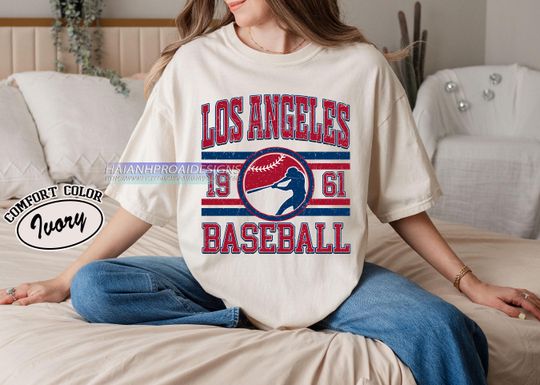 Discover Vintage Los Angeles T- shirt, Los Angeles baseball Fan shirt, Baseball Fan Tee, Los Angeles Baseball