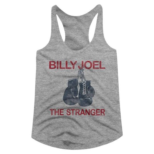 Billy Joel The Stranger Heather Junior Women's Racerback Tank Top T-Shirt