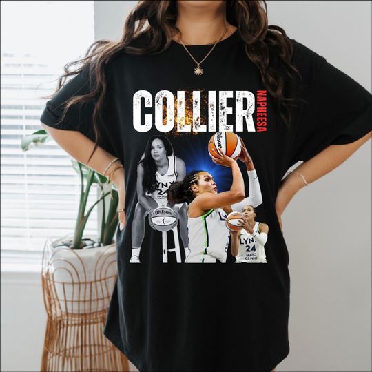 Discover Napheesa Collier WNBA Graphic Tee: Basketball Fan Apparel