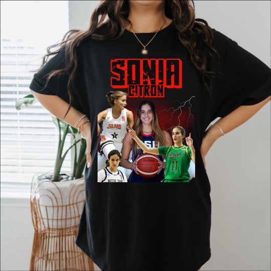 Discover Sonia Citron Graphic Tee: Unisex Basketball Fan Shirt