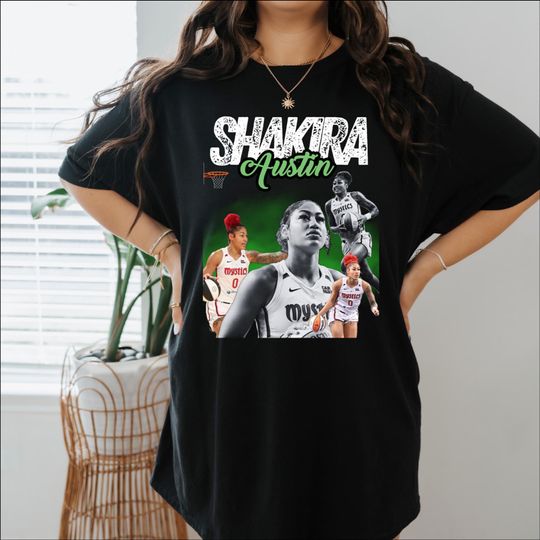 Discover Shakira Austin WNBA Graphic Tee: Basketball Fan Apparel