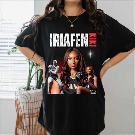 Kiki Iriafen Graphic Basketball T-Shirt, WNBA Tee for Sports Fans, Unisex Tee, Basketball Lover Gift, Athletic Apparel, Graphic Tee