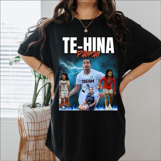 Discover Te-Hina Paopao Basketball Graphic Tee: Unisex Sports Shirt