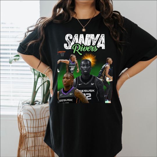 Discover Saniya Rivers Graphic T-Shirt: WNBA Unisex Tee