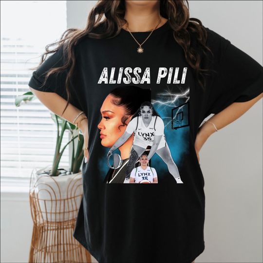 Discover Alissa Pili Basketball Graphic T-Shirt: Sports Fan Unisex Tee