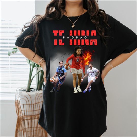 Te-hina Paopao Basketball Graphic Tee: Unisex Sporty Shirt