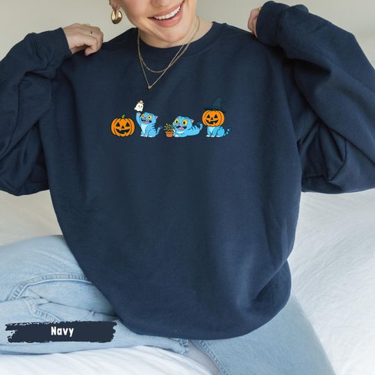 Discover Halloween Hunter Tiger Sweatshirt, Pumpkin Fall Vibes, Kpop Demon Shirt, Hunter Merch, Anime T-shirt Design, Anime Lover Gifts