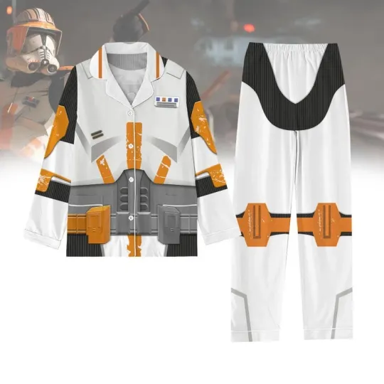 Discover Commander Cody Cosplay Costume Star Wars Clone Trooper Pajamas Set