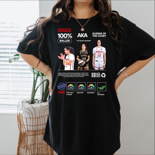 Discover Sonia Citron Graphic Basketball T-Shirt: WNBA Unisex Tee