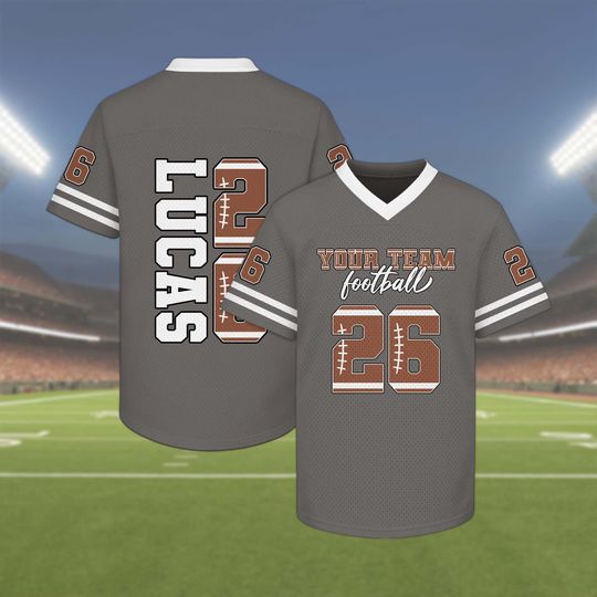 Discover Custom Football Jersey Shirt,Custom Team Football Jersey,Game Day Outfit For American Football Fan,Personalized Team Name & Number Shirt