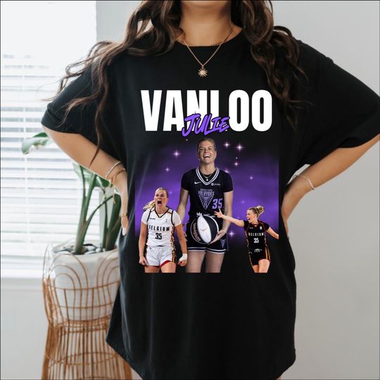 Discover Julie Vanloo Basketball Graphic Tee: Sports Fan Unisex Cotton Top