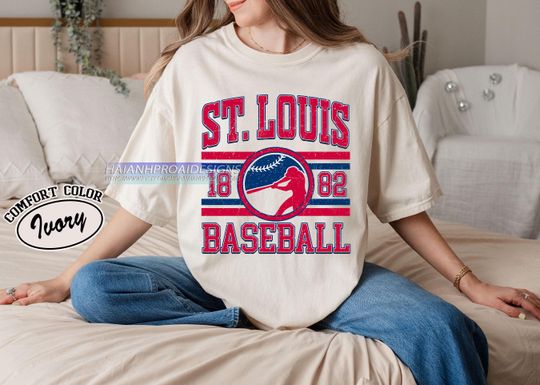 Discover Vintage St. Louis Comfort colors T- shirt, St. Louis baseball Fan shirt, Baseball Fan Tee, Louis Tee, St. Louis Baseball merch