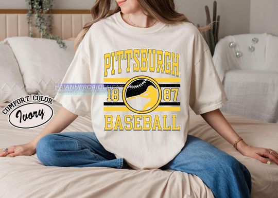 Discover Vintage Pittsburgh T- shirt, Pittsburgh baseball Fan shirt, Baseball Fan Tee, Pittsburgh Baseball