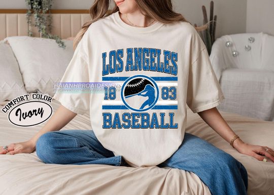 Discover Vintage Los Angeles T- shirt, Los Angeles baseball Fan shirt, Baseball Fan Tee, Los Angeles Baseball